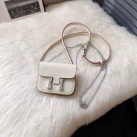 Серебряная серебряная цепь с серебряной пряжкой свиной носовой цепи -не может положить мобильные телефоны)