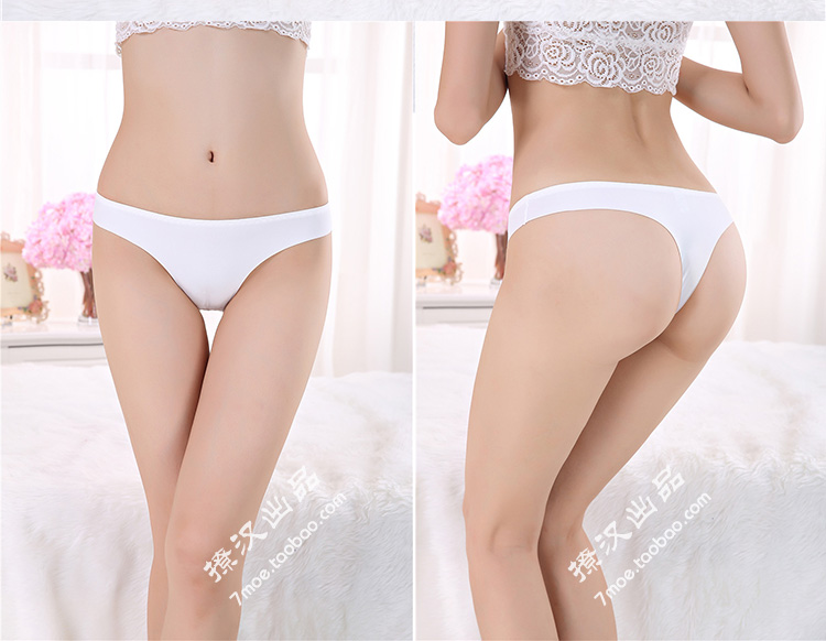 [撩 汉 sản xuất] sexy ladies thong nhỏ bên trong không có dấu vết của băng lụa T quần đồ lót Nhật Bản thời gian chất béo