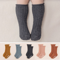 South Korea imported baby socks but no knee spring and autumn baby floor socks non-slip infants 1-2 years old