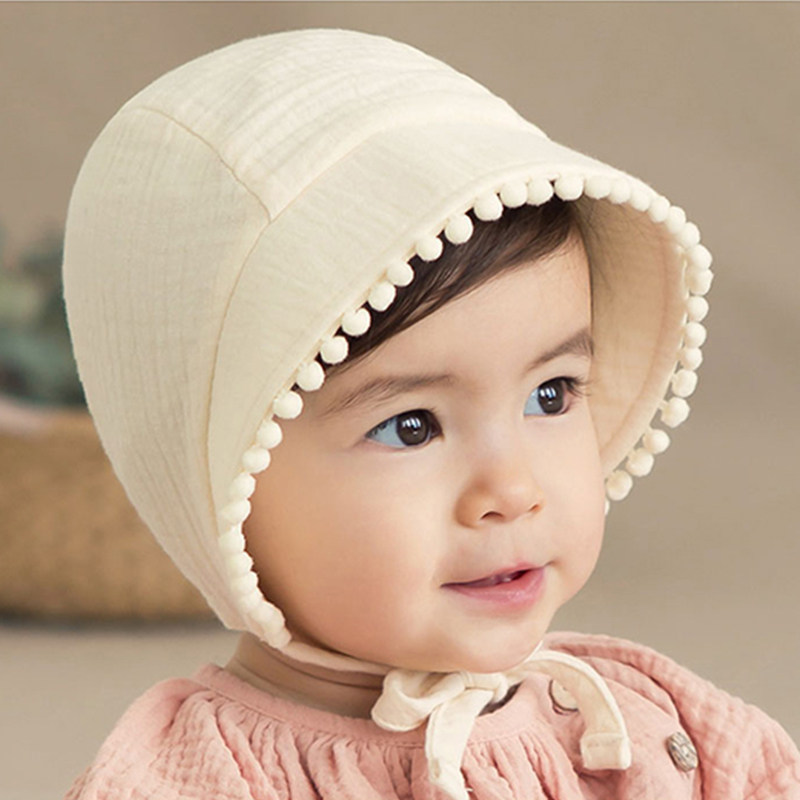 Korea imports children's hat spring and autumn baby baby boy and girl baby cute baby baby baby baby baby baby baby baby cap pure cotton