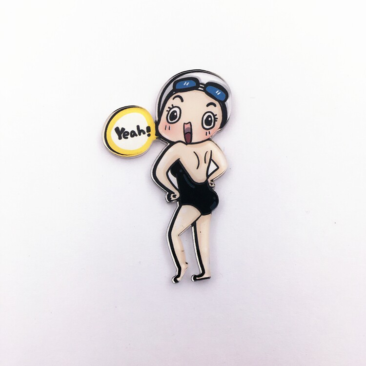 Broche femme en plexiglas - Ref 1172346 Image 7