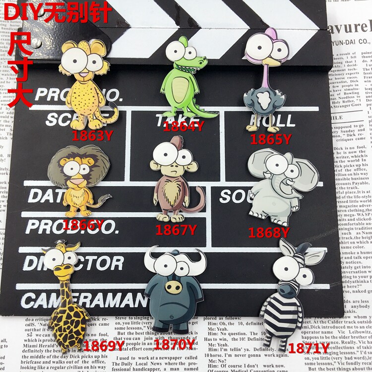 Broche femme en plexiglas - Ref 1175063 Image 8