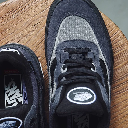 VANS Мужские и женские черно-синие низкие износостойкие дышащие кроссовки Vans Wayvee Shoe VN0A5JIAM0N