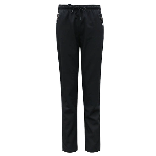 雪丘岛 Дорожные зимние однотонные водоотталкивающие удерживающие тепло дышащие мужские бархатные штаны