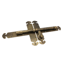 Far Confucian bronze sculpture Chinese antique Ruyi style door and window latch brass brass bronze classical latch YRJ402