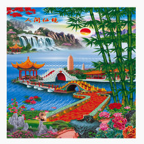 Xiantang landscape painting Xiantang landscape painting Xiantang decoration painting Xiantang painting Xiantang supplies