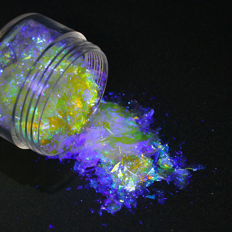 High Color Concentration Phantom Clouds Brocade Powder Opto Powder High Light Powder Transparent Mirror Powder Popcorn Shiny Powder Sequin