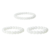 Week Dausen Kyaukkyaukyukyukyu and Tian Bai Yuhand string female Jane about 100 hitch jade bracelet to send girlfriends mother gift