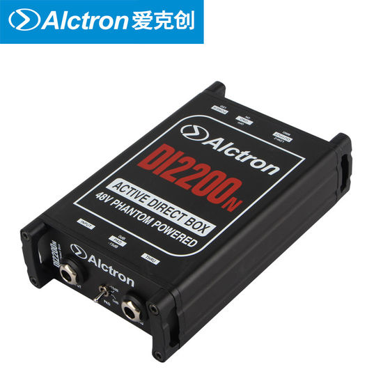 Alctron/Aiketron DI2200N 액티브 DI 박스 DIRECTBOX 임피던스 변환 DIBOX