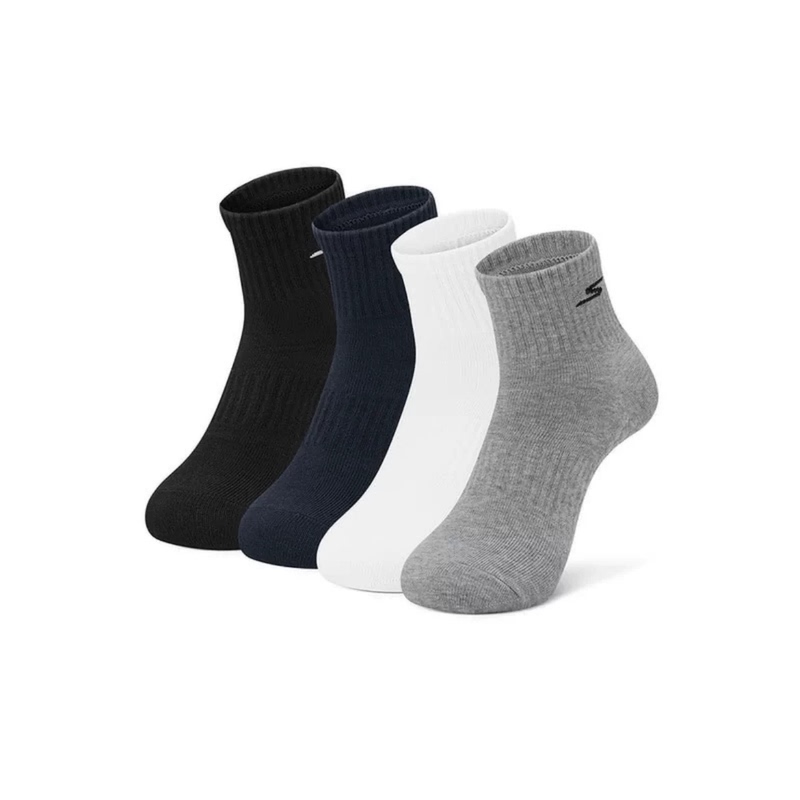 Sam's Unisex Mixed Color Mid-Calf Sports Socks 7A Antibacterial Deodorizing 8-Pair Pack