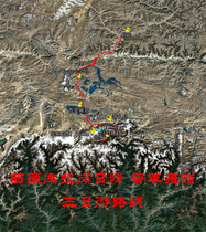 Tibet Kulagang Rifeng Pumoyong mistakes three days self-driving travel navigation Google Ovi trajectory route