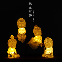 Creative ceramic Guanyin Buddha statue pendulum Chinese-style entrance book office living room bogu decoration small decoration