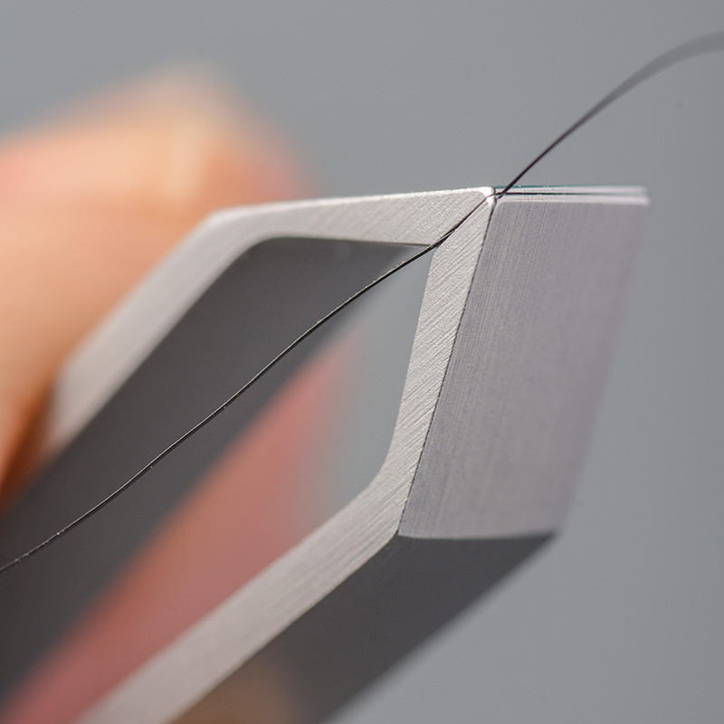 Wide-Mouth Tweezers for Plucking Beard, Mustache, Eyebrows, White Hair, Fine Hair, and Removing Them at the Root, Large Curved Eyebrow Tweezers Tool