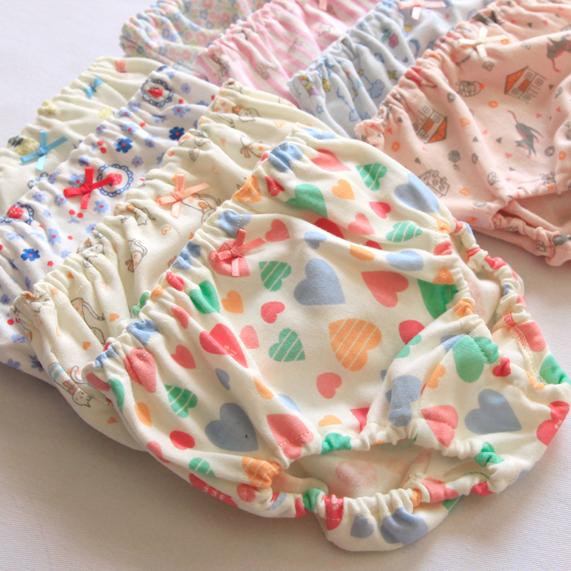 Group 2 (2 in) Social Benxi * House Days Department men and women children pure cotton triangular bread pants breathable underpants