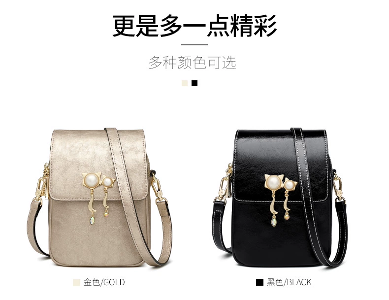 Golden Fox bag nữ 2020 túi đựng điện thoại di động chìa khóa mới - Túi điện thoại