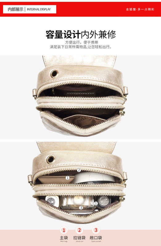 Golden Fox bag nữ 2020 túi đựng điện thoại di động chìa khóa mới - Túi điện thoại