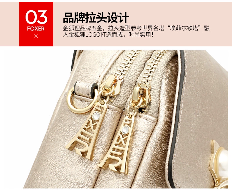 Golden Fox bag nữ 2020 túi đựng điện thoại di động chìa khóa mới - Túi điện thoại