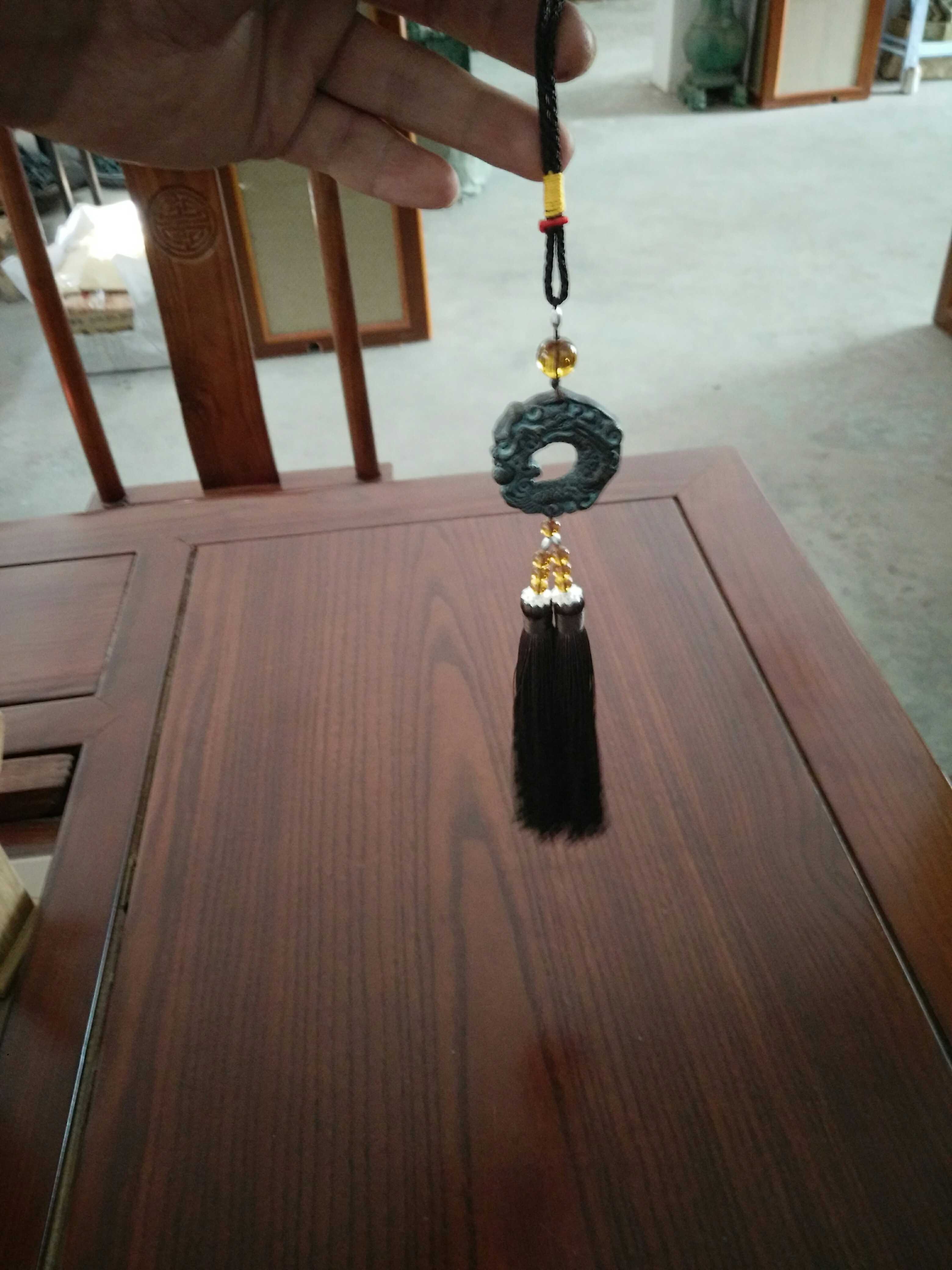 Smoke cloud streams Bronze bronzer Purple Ware Brass imitation ancient bronzes Bronze Ware Fish Culture Dragon Pendant Car Hanging Accessories Gift Bags Ornaments