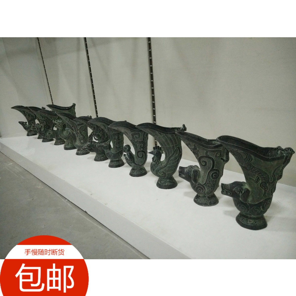 Twelve zodiac animal head bronze antique wine glass Rat Cow Tiger Rabbit Dragon Snake Horse Sheep monkey Chicken Dog Pig National Treasure ornaments