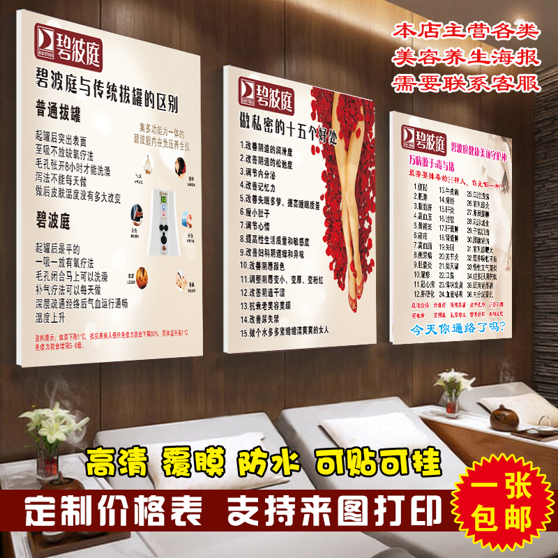 Bepocourt Considerations Poster Beauty Home Decoration Painting Negative Pressure Health Care Advertising Sticker Principle Tactic Propaganda Painting