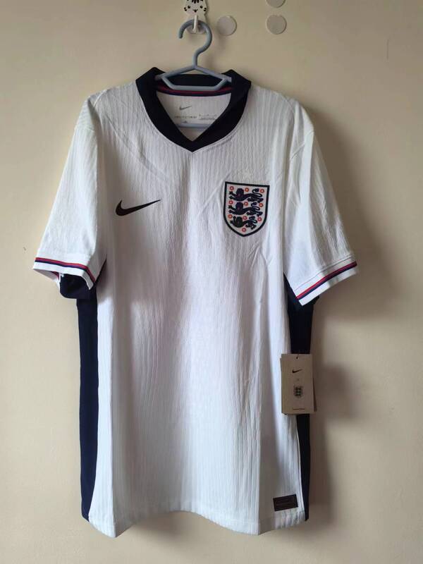 England 2024 European Cup Home Player Version Jersey, with Number 9 Kane Printed, Fj4271-100