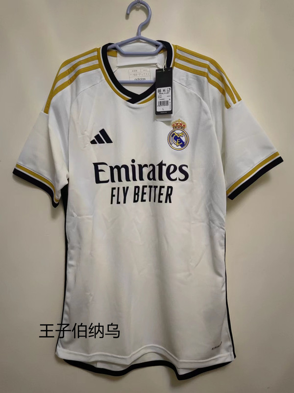 Real Madrid 23-24 Season Home Jersey, with Number 10 Modric Printed, Hr3796 Real Madrid 23-24 Season Home Jersey, with Number 10 Modric Printed, Hr3796
