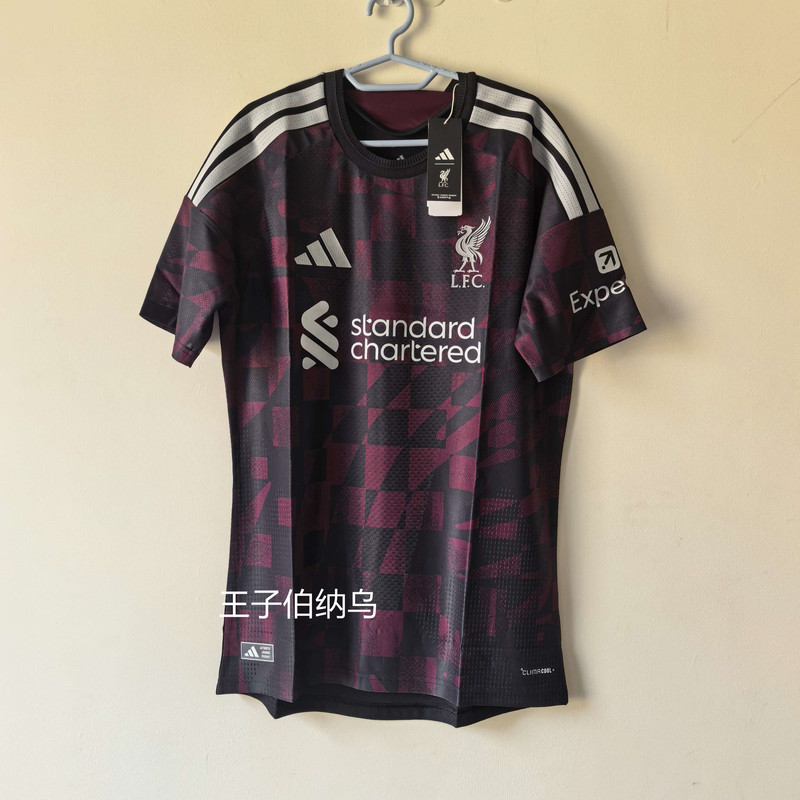 Liverpool's 26-27 Season Second Away Player Version Jersey, with Number 7 Wirtz and Other Printings, Ka6858 Liverpool's 26-27 Season Second Away Player Version Jersey, with Number 7 Wirtz and Other Printings, Ka6858