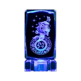 Хрустальный зодиак подарочный подарочная крыса, тигровая кроличья змея, обезьяна, куриная свинья обезьяна