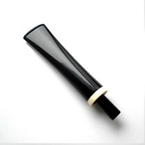 DIY imported shingnan wood mahogany small pipe parts round cigarette mouth bite mouth White Ring small tip 3MM filter element