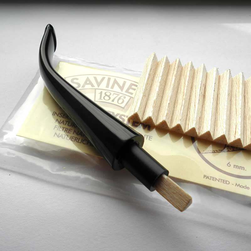 diy briar pipe making accessories non-stainless steel acrylic cigarette holder mouthpiece insert 6mm safin wood filter