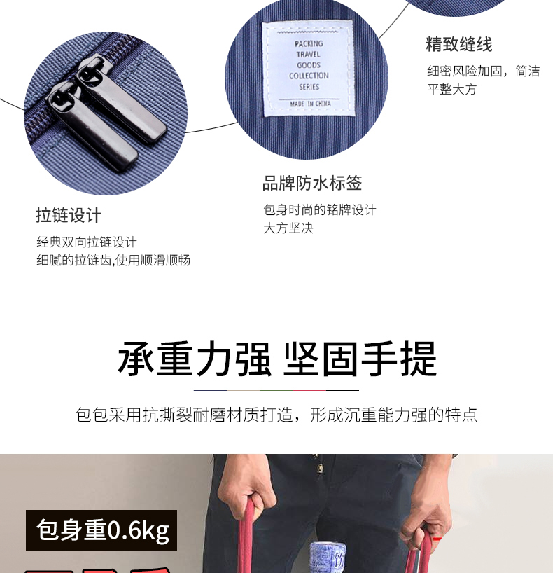 Túi du lịch màu đỏ nam túi công suất lớn nữ tay ngắn khoảng cách nhỏ ánh sáng du lịch túi chống thấm túi thể dục túi du lịch nữ loại nhỏ