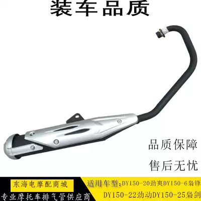 Suitable for Dayang Xiaofeng Jinshuang DY150-6-20-22-25 large dynamic Xiaojian silencer exhaust pipe