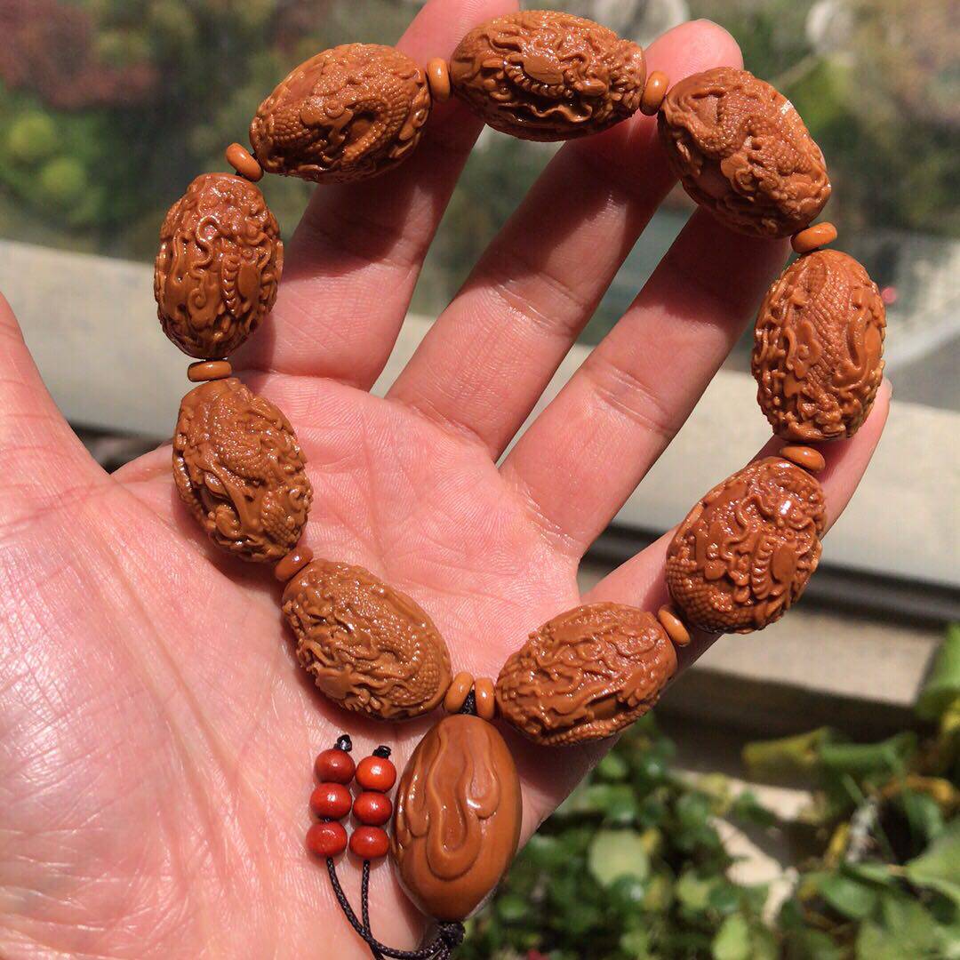 Vin Play Bracelet Olive Nuclear Sculpture Kowloon donating Rugby Hand Strings Olive Nuclear Hand Strings of Kowloon Men's Handmaid's Handout