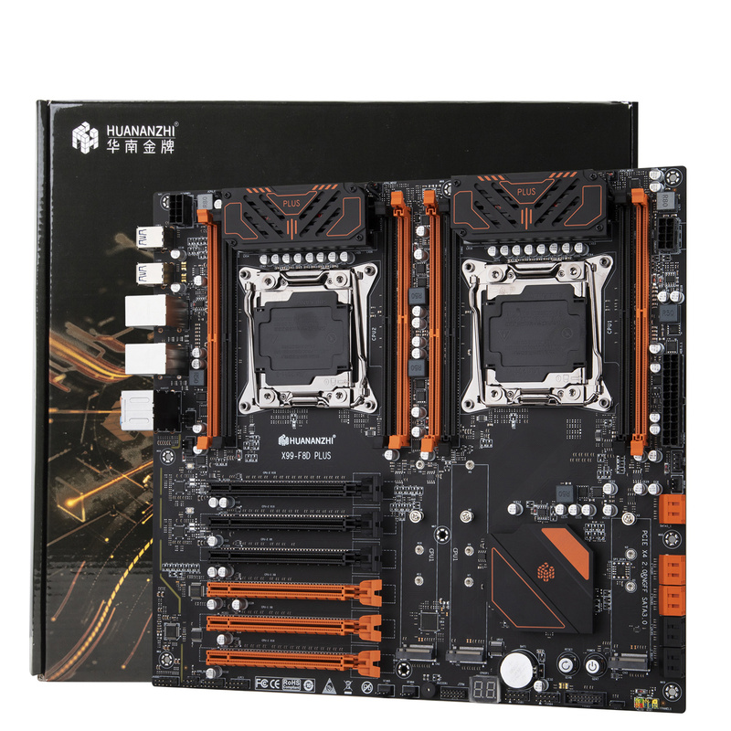 South China Gold Medal X99-F8D Plus Dual-Channel Large Board + E5 Processor Set