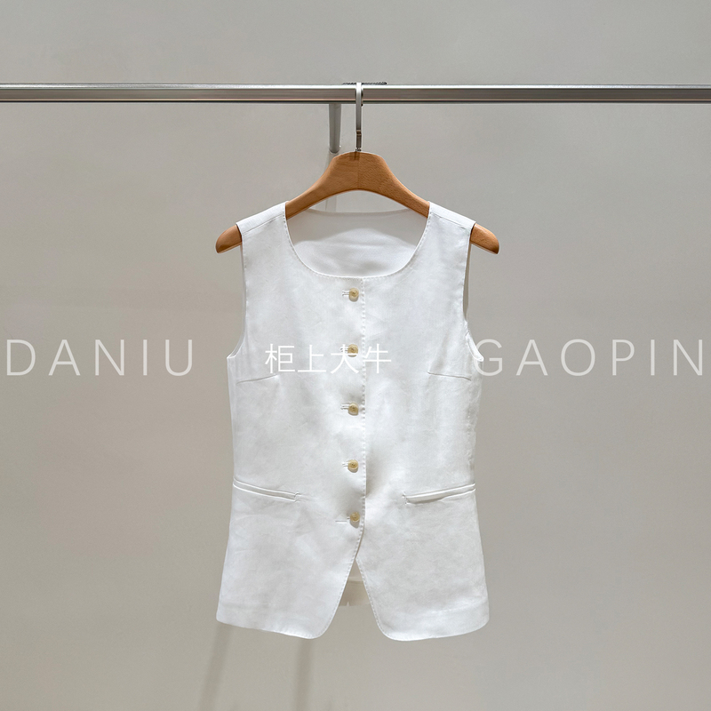 Xiaoheyuan Single 2026 Summer New Tight Linen Stretch Suit Vest 1261A2012502 Xiaoheyuan Single 2026 Summer New Tight Linen Stretch Suit Vest 1261A2012502