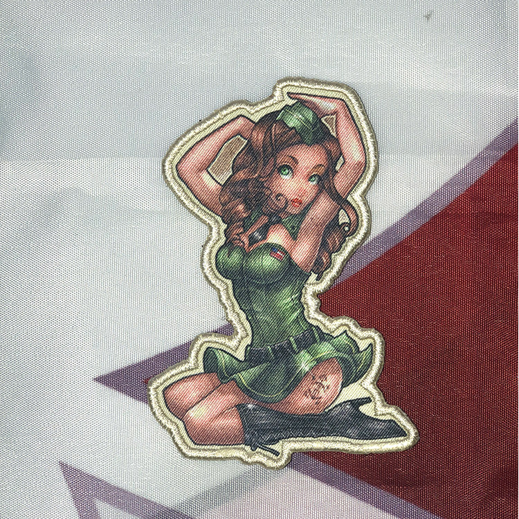 Super fine Velcro Navy female sailor Female sailor Beauty badge Morale badge Armlet