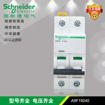 Schneider IC65N 2P D type 40A empty open 6KA small circuit breaker Order Number A9F19240