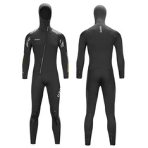1 5 3 5MM one-piece diving suit water rescue hooded jellyfish clothing womens wetsuit mens warm snorkeling suit