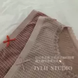 Японские кружевные комфортные дышащие трусы для школьников, кружевное платье, средняя посадка