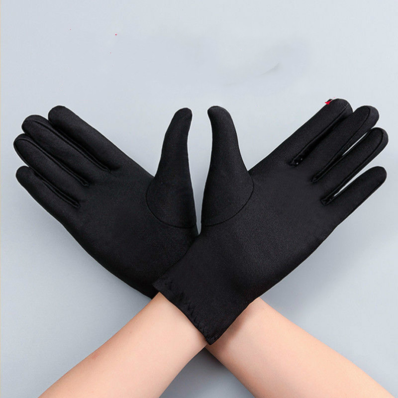 Gloves Labor abrasion resistant work plus thick and thin white cotton yarn cotton thread nylon Labor male worker to work for a car gift instrument