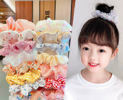 Голова Маруко галстук Детский кружок кишечника Круг Корейская версия Большой Толстой Головы Главы 2021 Новый милый радужный двойной кишечник