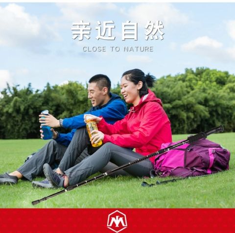 Leo núi ngoài trời cực gấp kính thiên văn siêu nhẹ trekking cực leo núi leo núi đa mục đích trekking - Gậy / gậy gậy chống