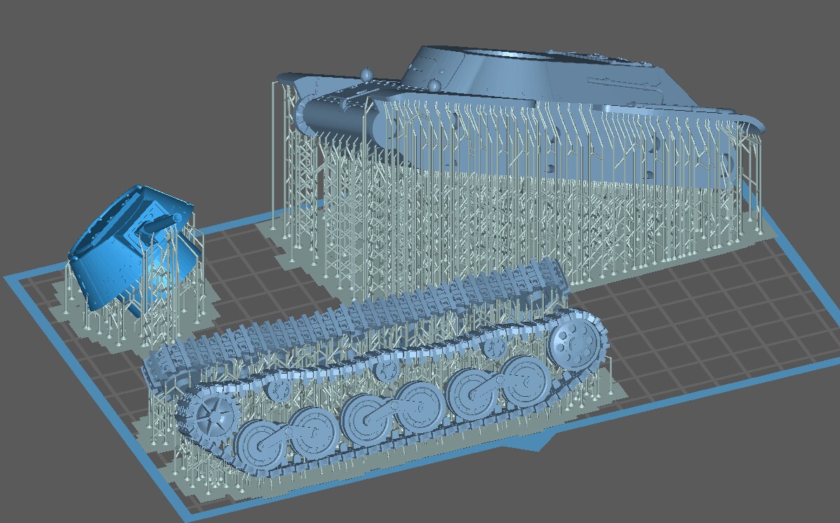 3D Printed 1/72/87/144 Japan Type 98 Light Tank “Ke-Ni” Unpainted