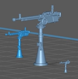 Dushka Heavy Machine Gun Dshk Naval Accessories 3D Printing 1/87 72 30 32 16 18 18 18 18 18 18 18 18 18 18 18 18