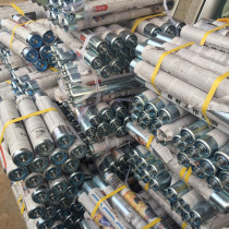 Unpowered roller galvanized conveyor roller assembly line drum plated chrome stainless steel drum carrier roller telescopic rollers