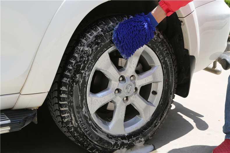 Găng tay rửa xe, găng tay làm sạch, đôi chenille, san hô, găng tay sang trọng, dụng cụ rửa xe, dụng cụ vệ sinh xe - Sản phẩm làm sạch xe cây lau rửa xe ô tô