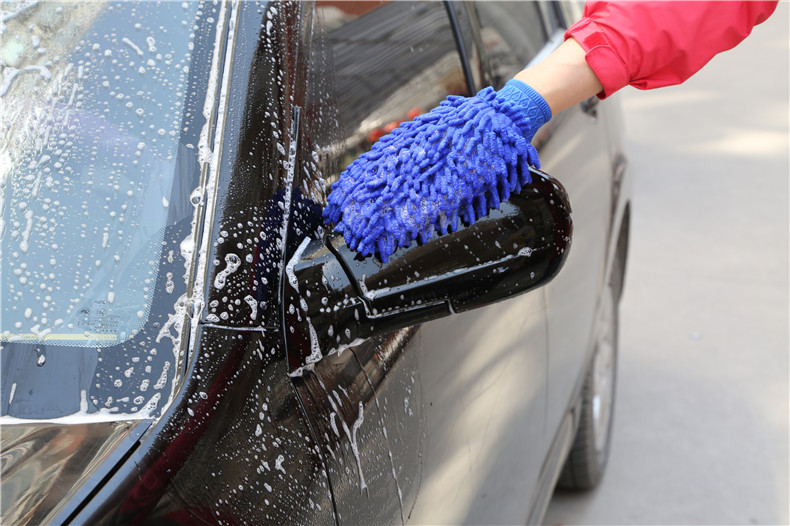 Găng tay rửa xe, găng tay làm sạch, đôi chenille, san hô, găng tay sang trọng, dụng cụ rửa xe, dụng cụ vệ sinh xe - Sản phẩm làm sạch xe cây lau rửa xe ô tô