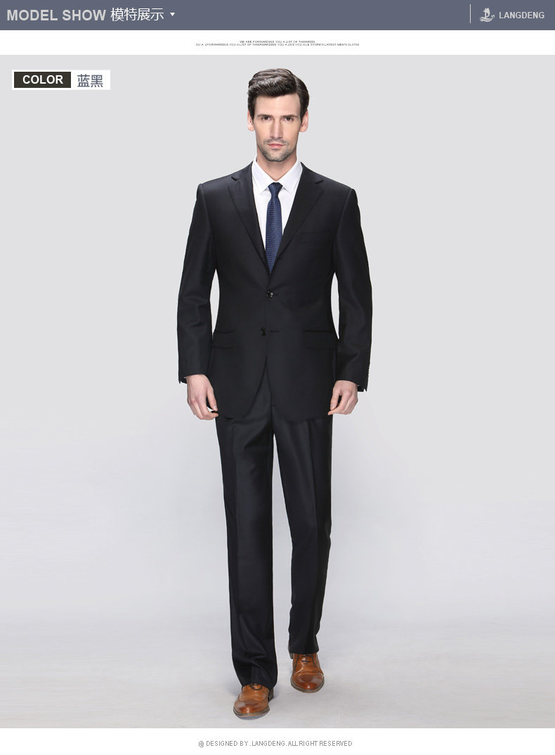 Costume homme en laine pour printemps - Ref 1552395 Image 23