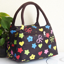 Mom goes out with baby handbag to work canvas bag Korea thick Oxford lunch box mommy shopping small