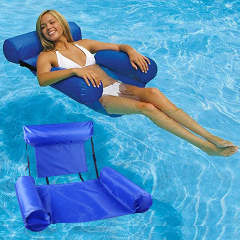 Children's swimming swimming ring swimming floating pool toy water cushion pool floating bed water inflatable recliner hammock